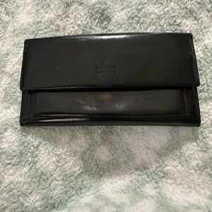 Black Patent Leather Wallet